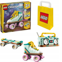 LEGO Creator Wrotka w stylu retro 31148 3w1 Deskorolka Radio retro