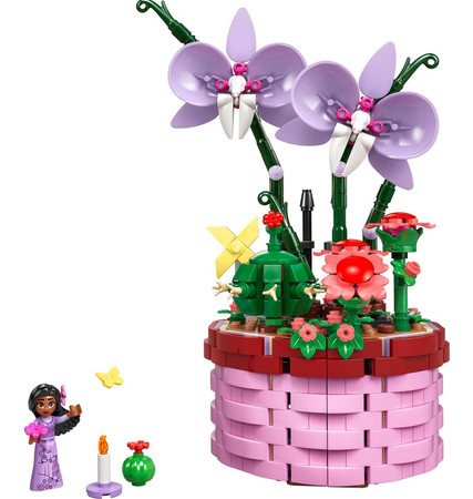 LEGO Disney 43237 Doniczka Isabeli Orchidea Kaktus Sekretne Pomieszczenie