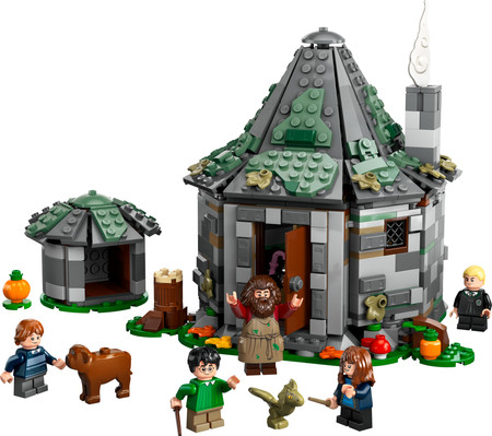 LEGO Harry Potter 76428 Chatka Hagrida Otwierany Dom 5 Figurek + Akcesoria
