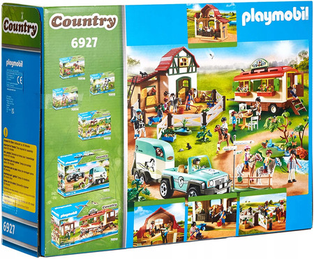 Playmobil Country 6927 Stajnia Stadnina Kucyków Konie Figurki Farma