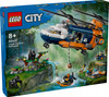 LEGO City 60437 Helikopter zwiadowczy w dżungli w bazie Base Camp