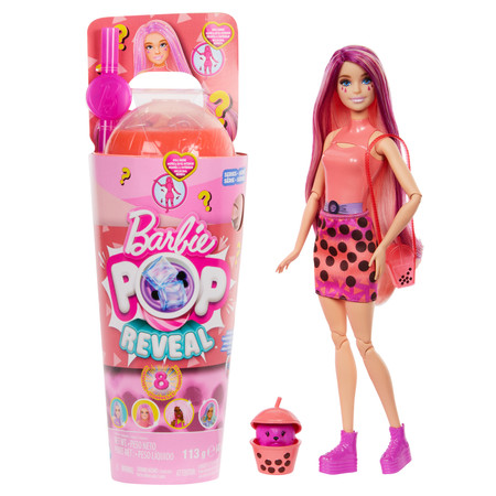 Barbie Pop Reveal Lalka Mango Seria Bubble Tea Pachnąca lalka HTJ22/ HTJ18