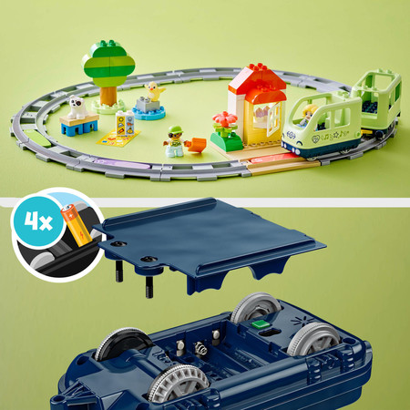LEGO Duplo 10427 Przygoda Interaktywny Pociąg Dworzec Kolejowy Dźwięki 2+
