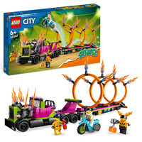 LEGO City Samochód Ciężarowy + Motor Kaskaderski