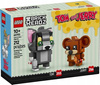 LEGO BrickHeadz 40793 Figurki Toma i Jerry'ego Tom Jerry Kot Mysz Kreskówka