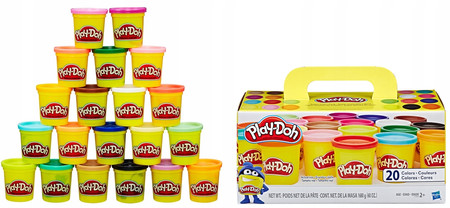 Play-Doh Ciastolina Super zestaw 20 tub A7924