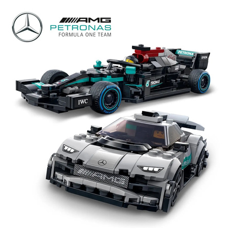 LEGO Speed 76909 2x Samochód Mercedes AMG F1 W12 E Performance AMG ONE Auta