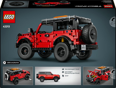 LEGO Technic 42213 SUV Ford Bronco Samochód silnik V6