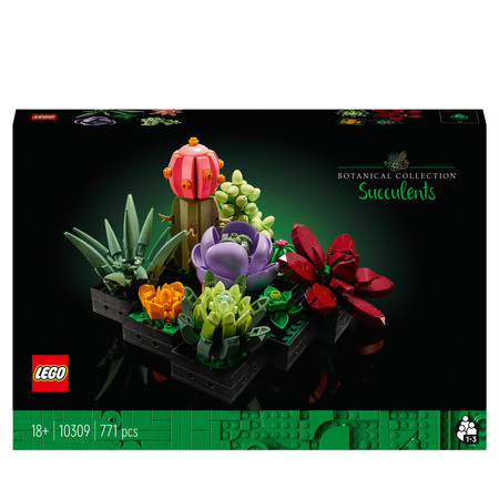 LEGO ICONS 10309 Sukulenty Kwiaty Rośliny Ozdoba Dekoracja Botanical Colect
