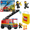 LEGO CITY 60463 Wóz Strażacki z Drabiną Gaśnica Strażak Ogień 4+
