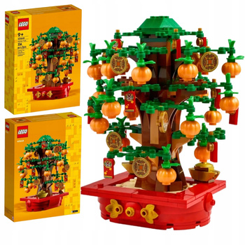 LEGO Pachira 40648 Drzewo Pieniężne Drzewko Mandarynki Koperty Monety