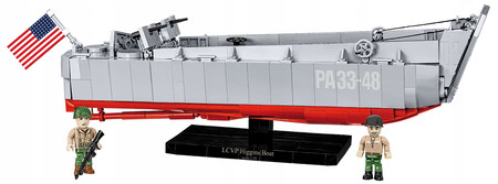 Klocki Wojskowe Cobi 4849 Model Łódź Higginsa 80 rocznica D-Day II Wojna
