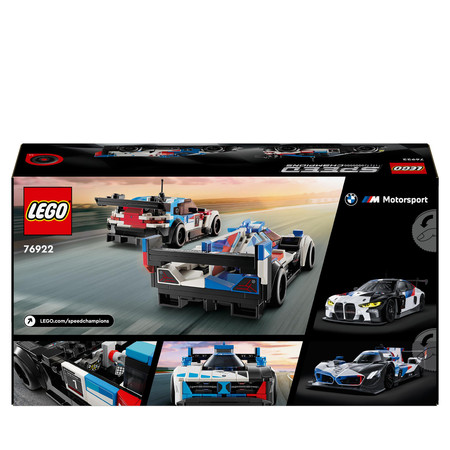LEGO Speed Champions 2x Samochód 76922 BMW M4 GT3 i BMW M Hybrid V8 Auta
