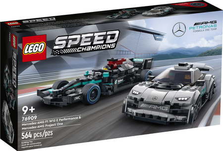 LEGO Speed 76909 2x Samochód Mercedes AMG F1 W12 E Performance AMG ONE Auta