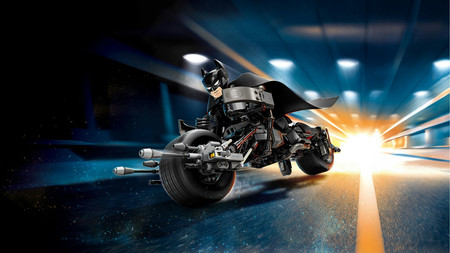 LEGO DC BATMAN 76273 FIGURKA BATMANA DO ZBUDOWANIA I BATCYKL batpod Motor