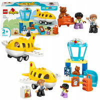 LEGO Duplo 10443 Pierwszy raz na Lotnisku Samolot Walizka Lotnisko