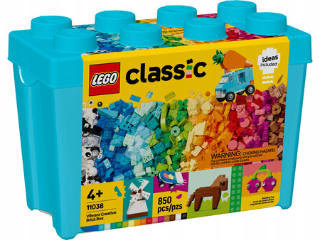 LEGO Classic 11038 Kreatywne pudełko z kolorowymi klockami