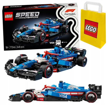 LEGO 77246 Speed Champions - Bolid F1 Visa Cash App RB VCARB 01 auto wyścig