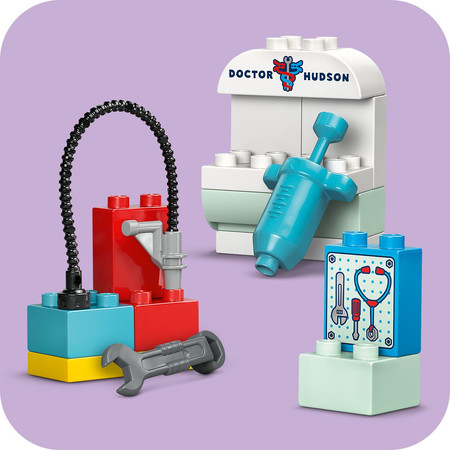 LEGO Duplo 10456 Wizyta McQueena w warsztacie Wójta Zygzak Samochód
