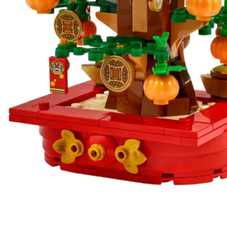 LEGO Pachira 40648 Drzewo Pieniężne Drzewko Mandarynki Koperty Monety
