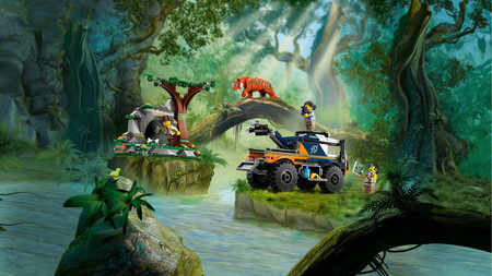Lego City 60426 Samochód Terenowy Badacza Dżungli 3Figurki Tygrys Akcesoria