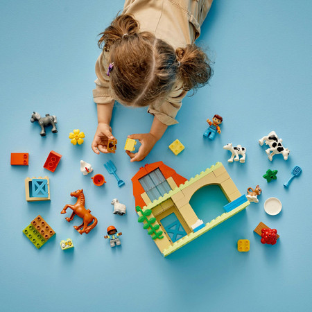 OUTLET LEGO Duplo 10416 Opieka nad zwierzętami na farmie 8 figurek zwierząt Rolnik