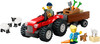 LEGO 60461 City - Czerwony traktor z przyczepą i owcą Wieś Rolnik zwierzęta
