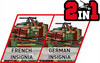 Klocki COBI 3124 Czołg PZKPFW VI TIGER AUSF.E 2IN1 862KL 114