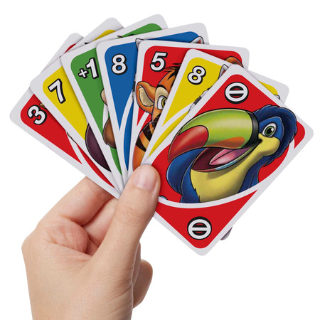 Gra karciana Mattel UNO Junior Karty do gry 2+ GKF04