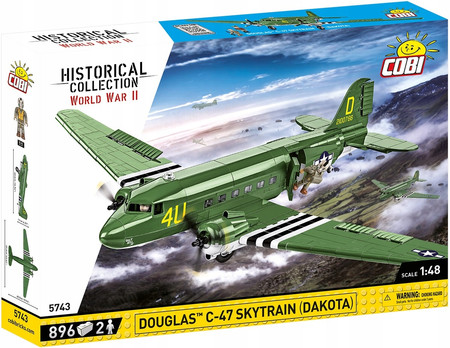 COBI 5743 Samolot DOUGLAS C-47 SKYTRAIN DAKOTA USA