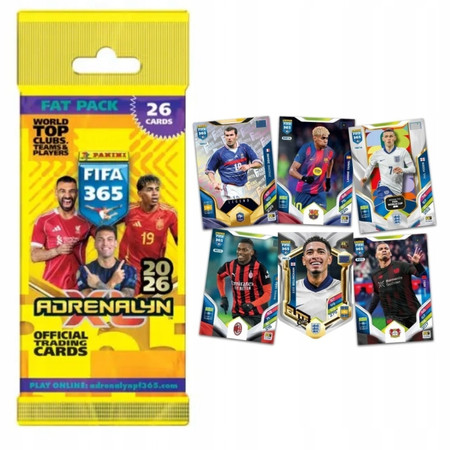 PANINI FIFA 365 2026 Saszetka FAT PACK 26 Kart