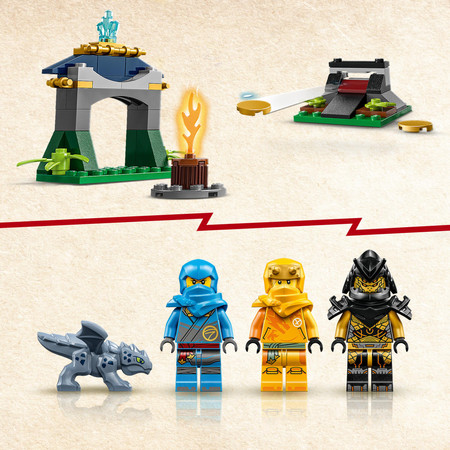 LEGO Ninjago Nya i Arin - bitwa na grzbiecie małego smoka 71798
