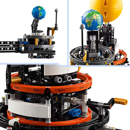 LEGO Kosmos Technic 42179 Słońce Ziemia Księżyc na orbicie Układ Słoneczny
