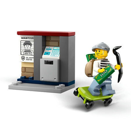 LEGO City 60455 Pościg na Motocyklu Policyjnym Miasto Policja Złodziej