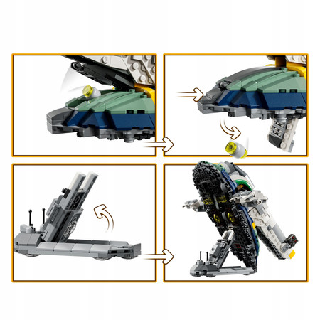 LEGO 75433 Star Wars - Statek kosmiczny Jango Fetta Jango Fett's Starship