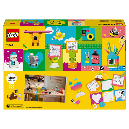 LEGO Classic 11042 Kreatywne Wesołe Pudełko Kot Aparat Mysz Krab Kaktus
